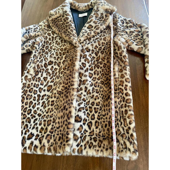 ISSY London Leopard Coat- NWOT- Size Large - Picture 8 of 9